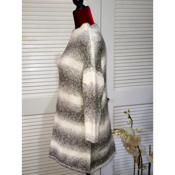 Tommy Bahama Women's Beige Shipley Porcini 3/4 Sleeve Ombré Sweater Sz M 912 - Picture 3 of 9